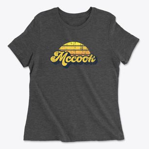 Mccook Illinois Sublime Sunset Women's Cotton T-Shirt