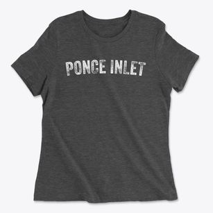 Ponce Inlet Florida Timeless Retro Women's Cotton T-Shirt