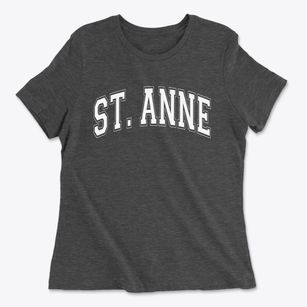St. Anne Illinois Varsity Women's Cotton T-Shirt