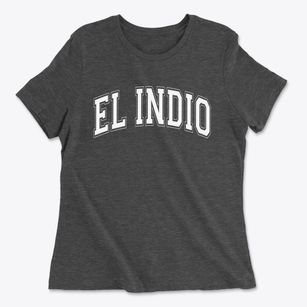 El Indio Texas Varsity Women's Cotton T-Shirt