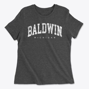 Baldwin Michigan Urban Vibe Women's Cotton T-Shirt