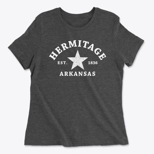 Hermitage Arkansas Star Women's Cotton T-Shirt