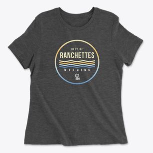 Ranchettes Wyoming Color Fade Women's Cotton T-Shirt