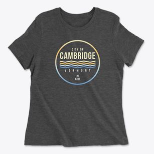 Cambridge Vermont Color Fade Women's Cotton T-Shirt