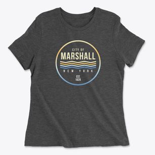 Marshall New York Color Fade Women's Cotton T-Shirt