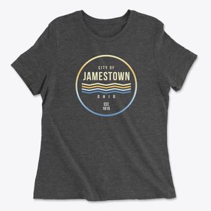Jamestown Ohio Color Fade Women's Cotton T-Shirt