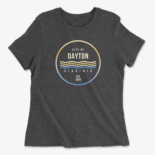 Dayton Virginia Color Fade Women's Cotton T-Shirt