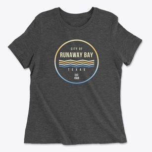 Runaway Bay Texas Color Fade Women's Cotton T-Shirt