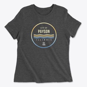 Payson Illinois Color Fade Women's Cotton T-Shirt