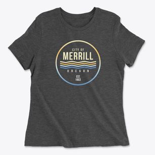 Merrill Oregon Color Fade Women's Cotton T-Shirt