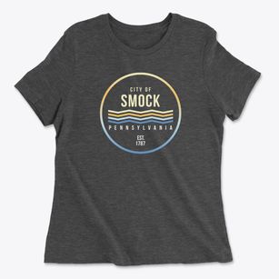 Smock Pennsylvania Color Fade Women's Cotton T-Shirt