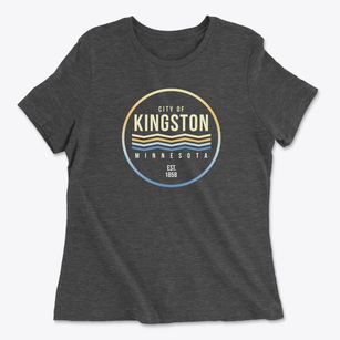 Kingston Minnesota Color Fade Women's Cotton T-Shirt