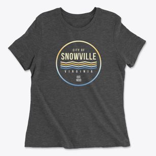 Snowville Virginia Color Fade Women's Cotton T-Shirt