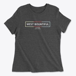 West Bountiful Utah Artbox Women's Cotton T-Shirt