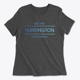 Huntington Beach California Horizon Women's Cotton T-Shirt