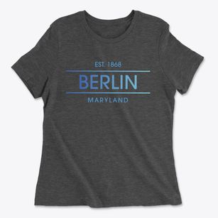 Berlin Maryland Horizon Women's Cotton T-Shirt