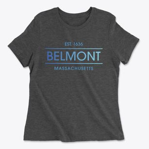 Belmont Massachusetts Horizon Women's Cotton T-Shirt