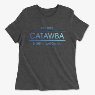 Catawba North Carolina Horizon Women's Cotton T-Shirt