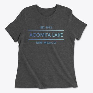 Acomita Lake New Mexico Horizon Women's Cotton T-Shirt