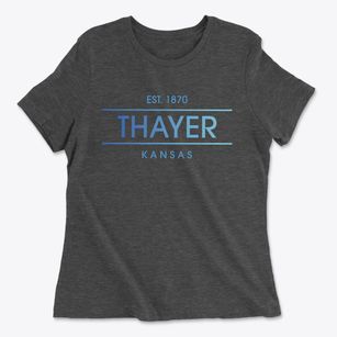 Thayer Kansas Horizon Women's Cotton T-Shirt