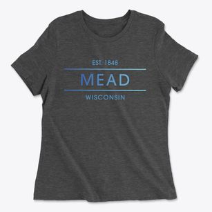 Mead Wisconsin Horizon Women's Cotton T-Shirt