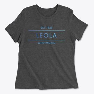 Leola Wisconsin Horizon Women's Cotton T-Shirt