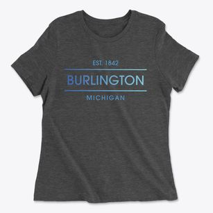 Burlington Michigan Horizon Women's Cotton T-Shirt