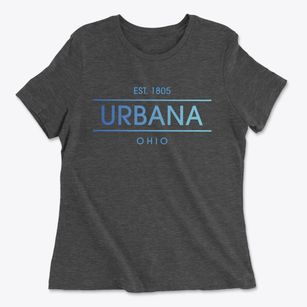 Urbana Ohio Horizon Women's Cotton T-Shirt