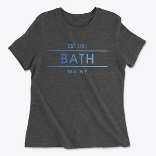 Bath Maine Horizon Women's Cotton T-Shirt