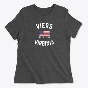 Viers Virginia Patriot Women's Cotton T-Shirt