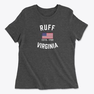 Ruff Virginia Patriot Women's Cotton T-Shirt