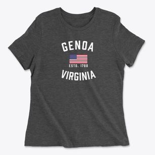 Genoa Virginia Patriot Women's Cotton T-Shirt