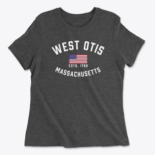 West Otis Massachusetts Patriot Women's Cotton T-Shirt