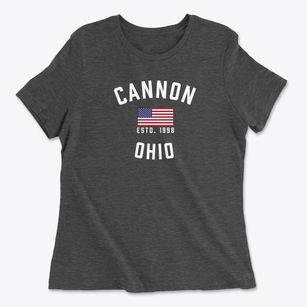 Cannon Ohio Patriot Women's Cotton T-Shirt