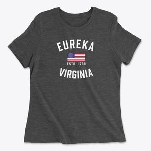 Eureka Virginia Patriot Women's Cotton T-Shirt