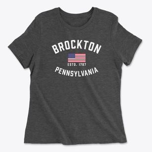 Brockton Pennsylvania Patriot Women's Cotton T-Shirt
