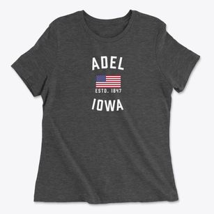 Adel Iowa Patriot Women's Cotton T-Shirt