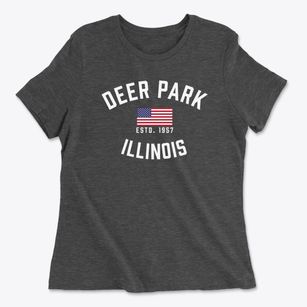 Deer Park Illinois Patriot Women's Cotton T-Shirt