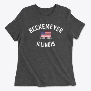 Beckemeyer Illinois Patriot Women's Cotton T-Shirt