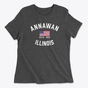 Annawan Illinois Patriot Women's Cotton T-Shirt