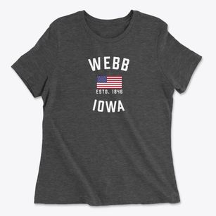 Webb Iowa Patriot Women's Cotton T-Shirt