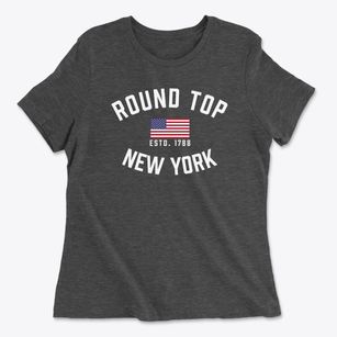 Round Top New York Patriot Women's Cotton T-Shirt