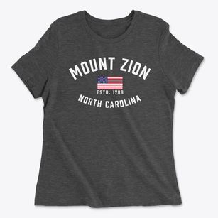 Mount Zion North Carolina Patriot Women's Cotton T-Shirt