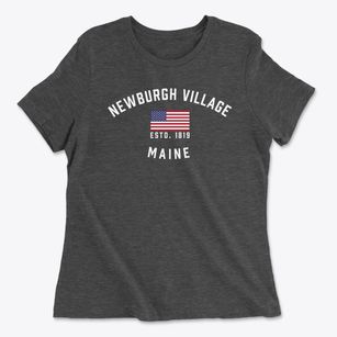 Newburgh Village Maine Patriot Women's Cotton T-Shirt