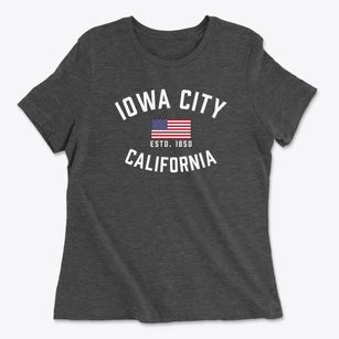 Iowa City California Patriot Women's Cotton T-Shirt