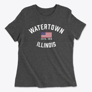 Watertown Illinois Patriot Women's Cotton T-Shirt