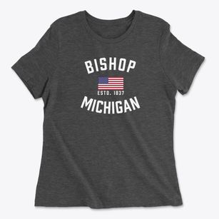 Bishop Michigan Patriot Women's Cotton T-Shirt