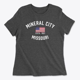 Mineral City Missouri Patriot Women's Cotton T-Shirt