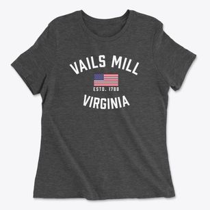Vails Mill Virginia Patriot Women's Cotton T-Shirt