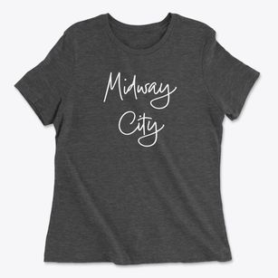 Midway City California Freestyle Women's Cotton T-Shirt